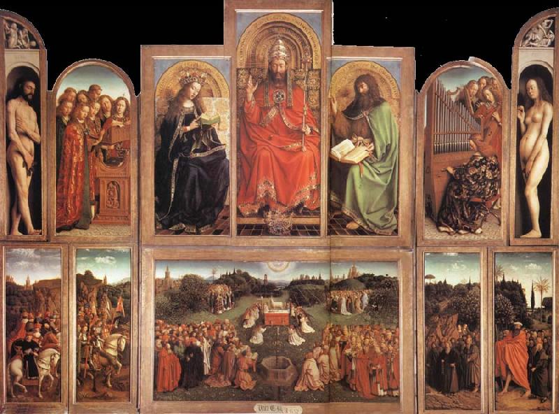 Jan Van Eyck The Ghent Altarpiece China oil painting art